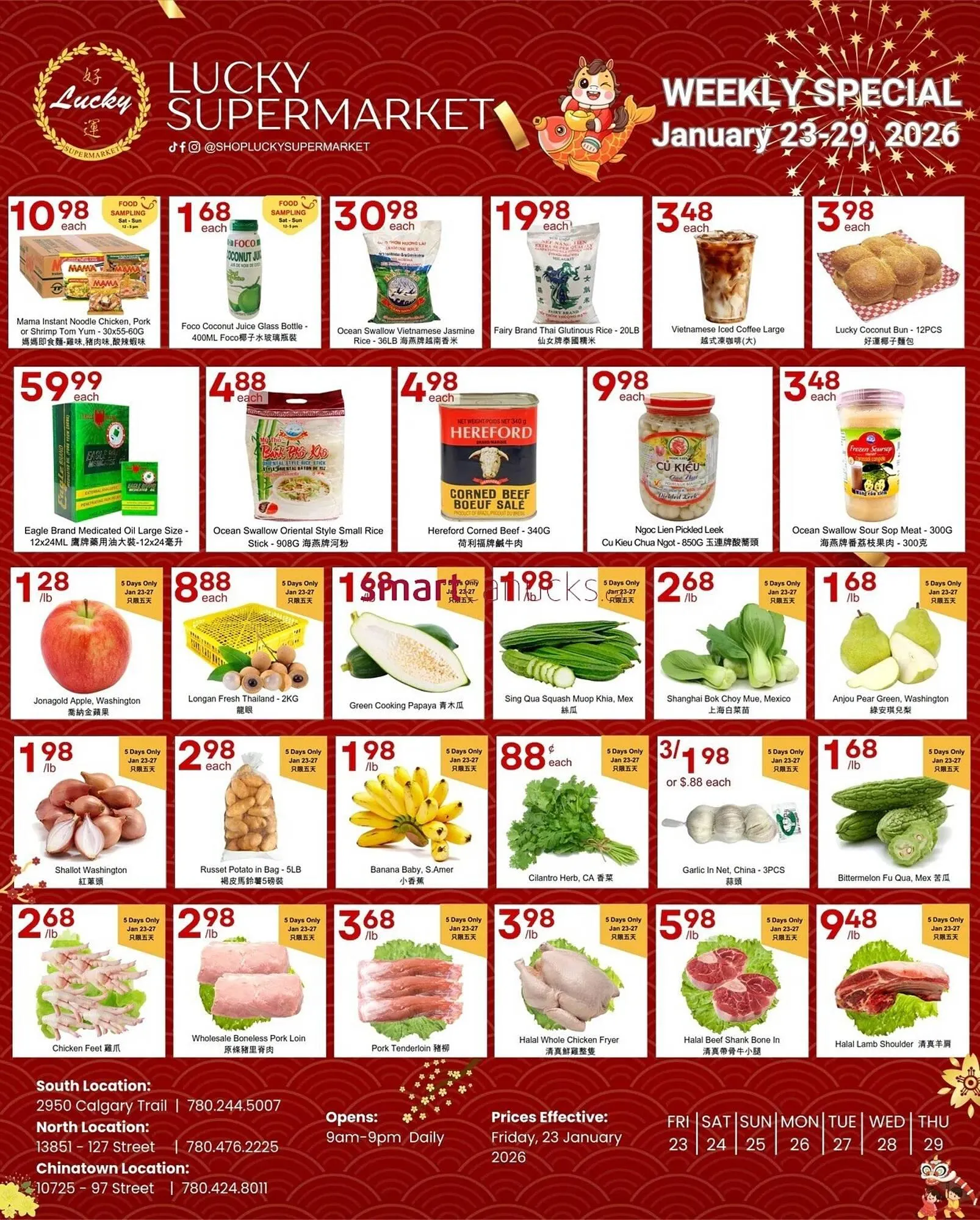 Lucky Supermarket flyer - 1