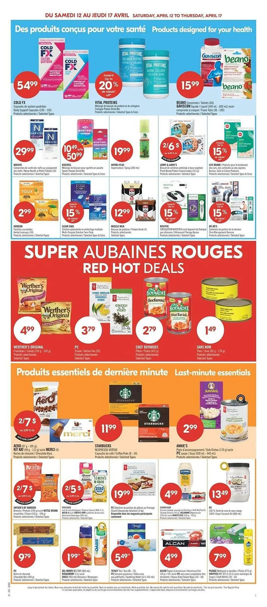 Pharmaprix flyer from April 12 to April 17 2025 - flyer page 14