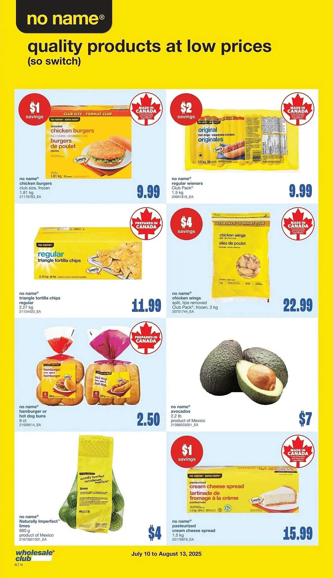 Wholesale Club flyer from July 10 to July 16 2025 - flyer page 19