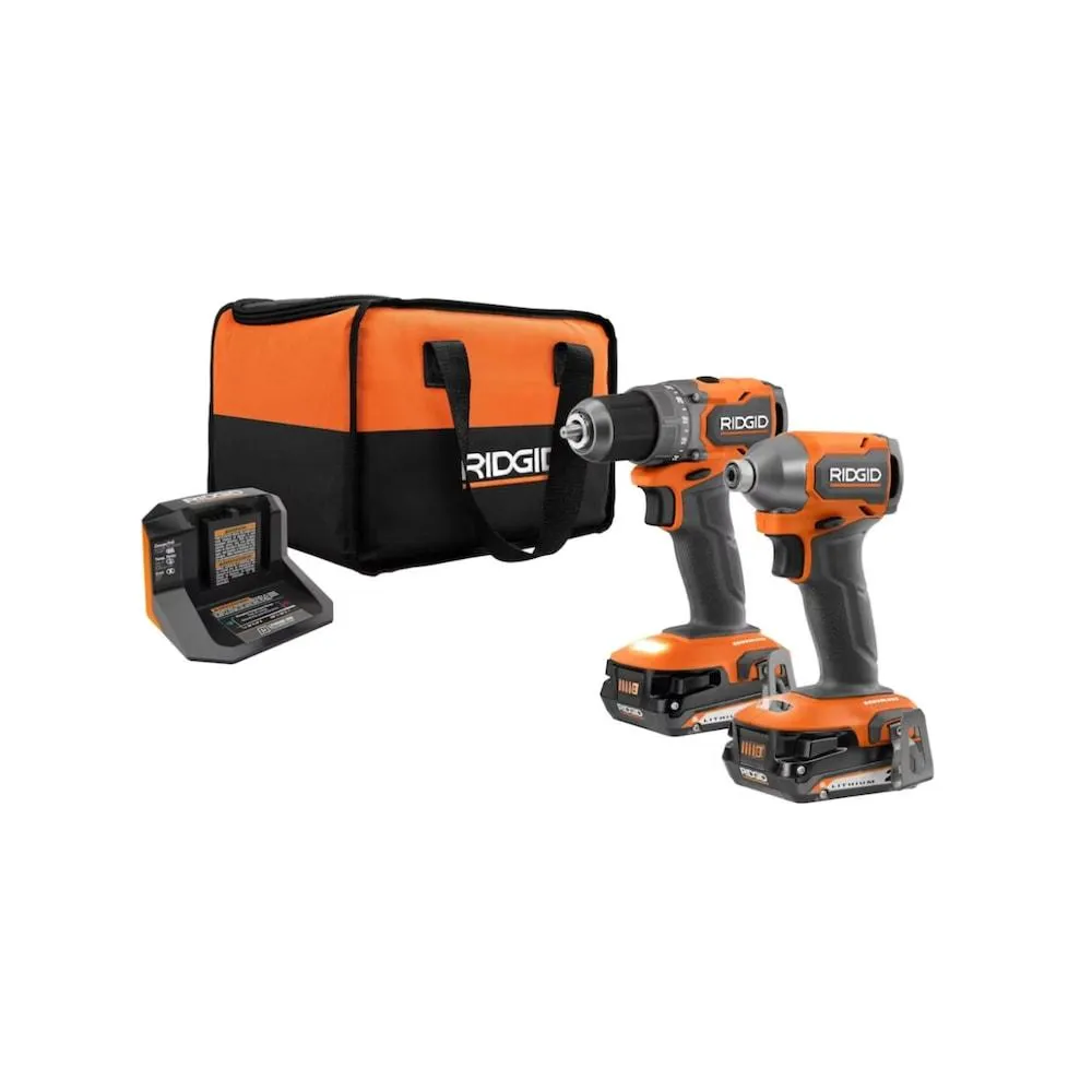 18V Brushless SubCompact Drill and Impact Driver Kit with (2) 2.0 Ah Batteries & Charger
