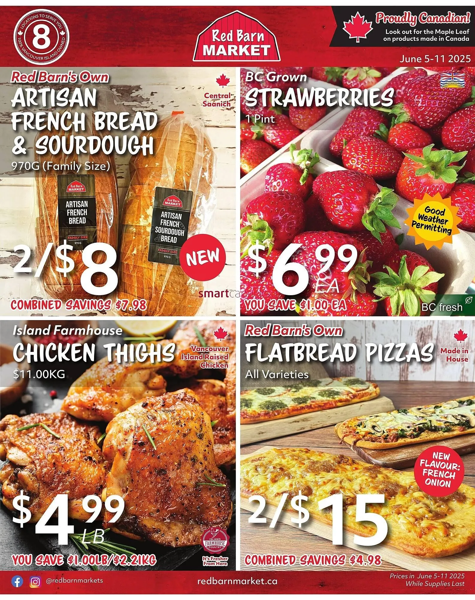 Red Barn Market flyer - 1