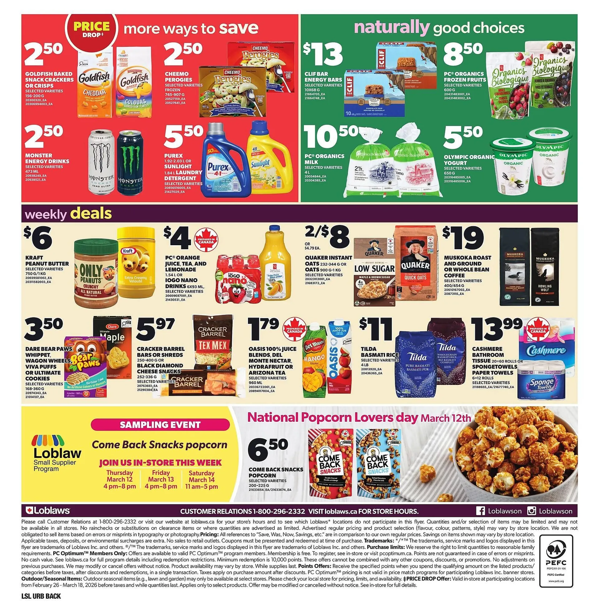 Loblaws flyer from March 12 to March 18 2026 - flyer page 8