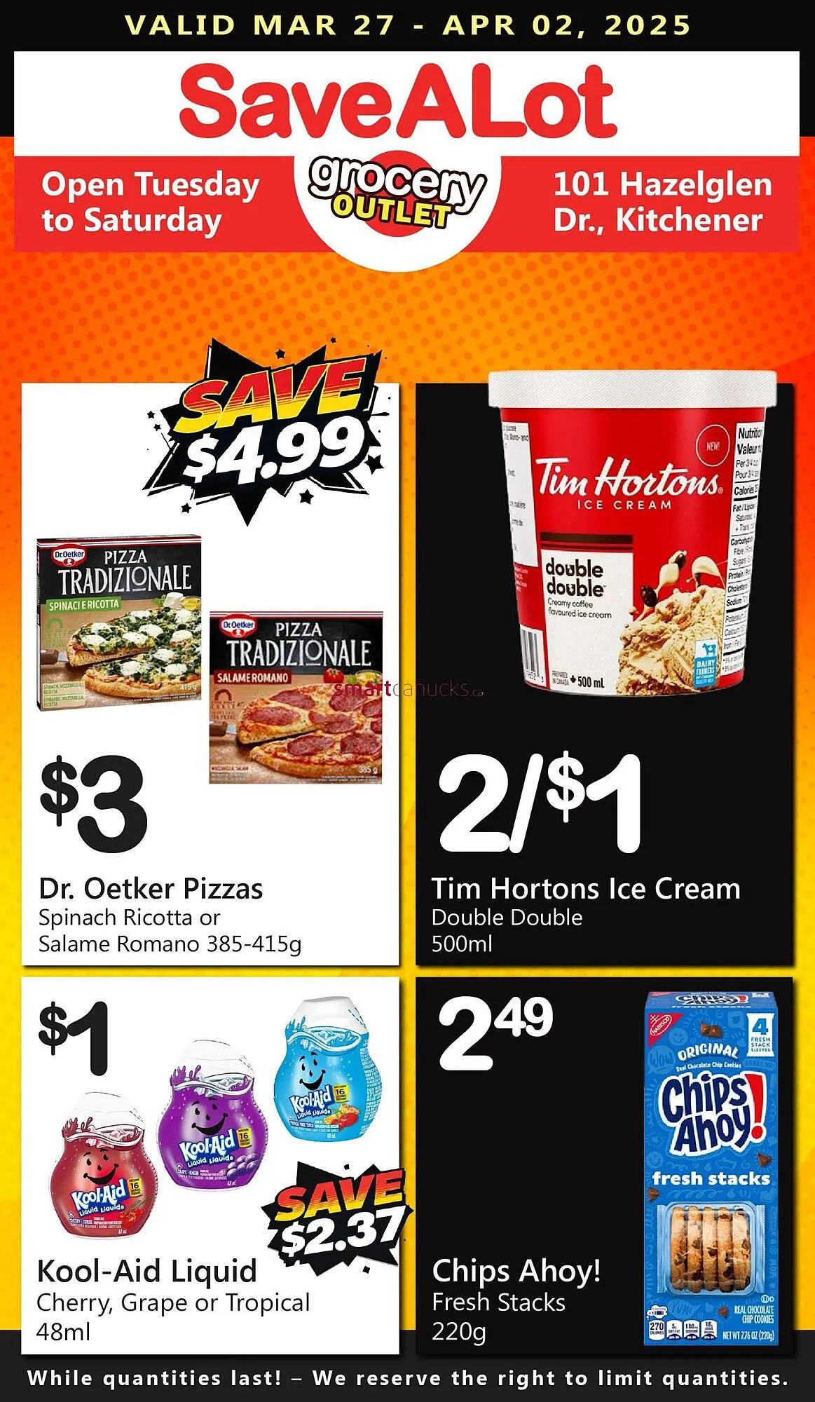 Save on Foods flyer from March 27 to April 3 2025 - flyer page 1