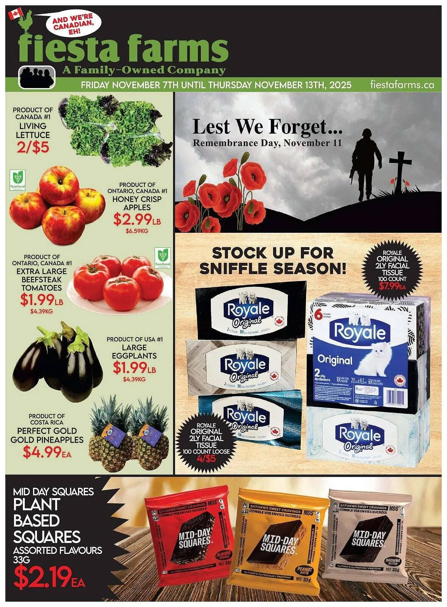 Fiesta Farms flyer from November 7 to November 14 2025 - flyer page 1
