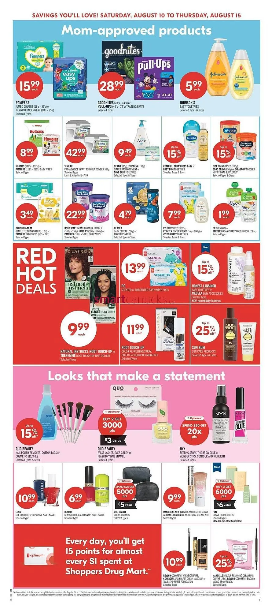 Shoppers Drug Mart flyer from August 8 to August 14 2024 - flyer page 10