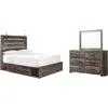 Drystan 5 Piece Queen Storage Bedroom - Multi