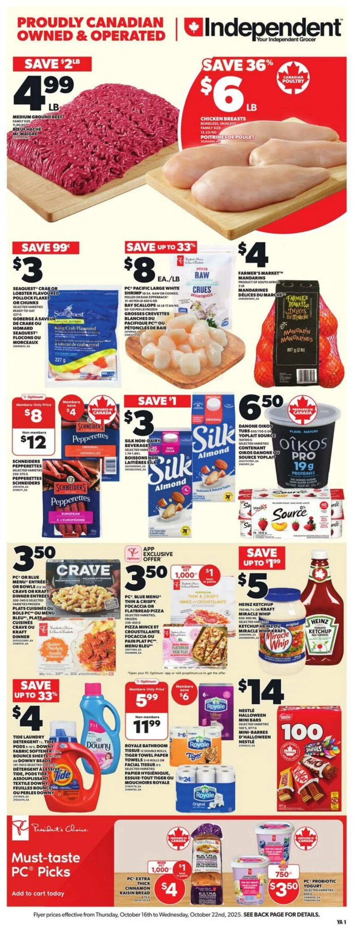 Independent Current flyer from October 16 to October 22 2025 - flyer page 1