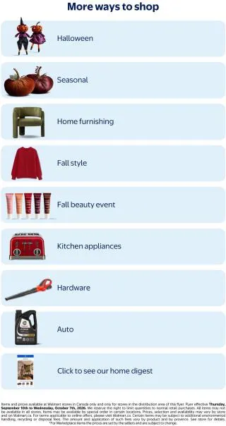 Walmart Flyer - General Merchandise from September 10 to October 7 2026 - flyer page 10