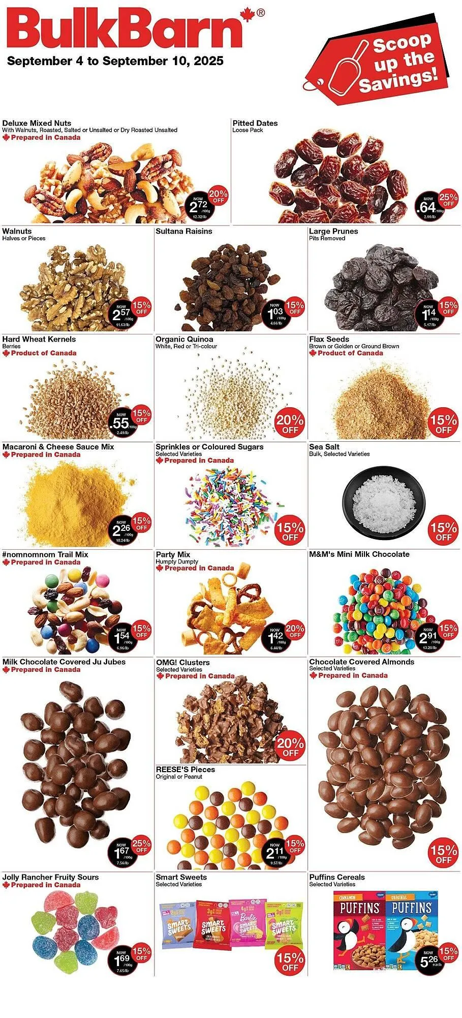 Bulk Barn flyer from September 4 to September 11 2025 - flyer page 1