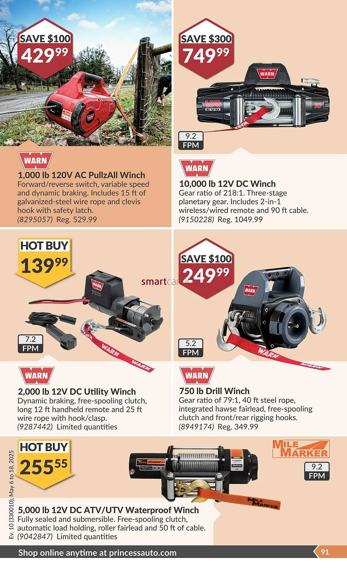 Princess Auto flyer from May 5 to May 11 2025 - flyer page 94