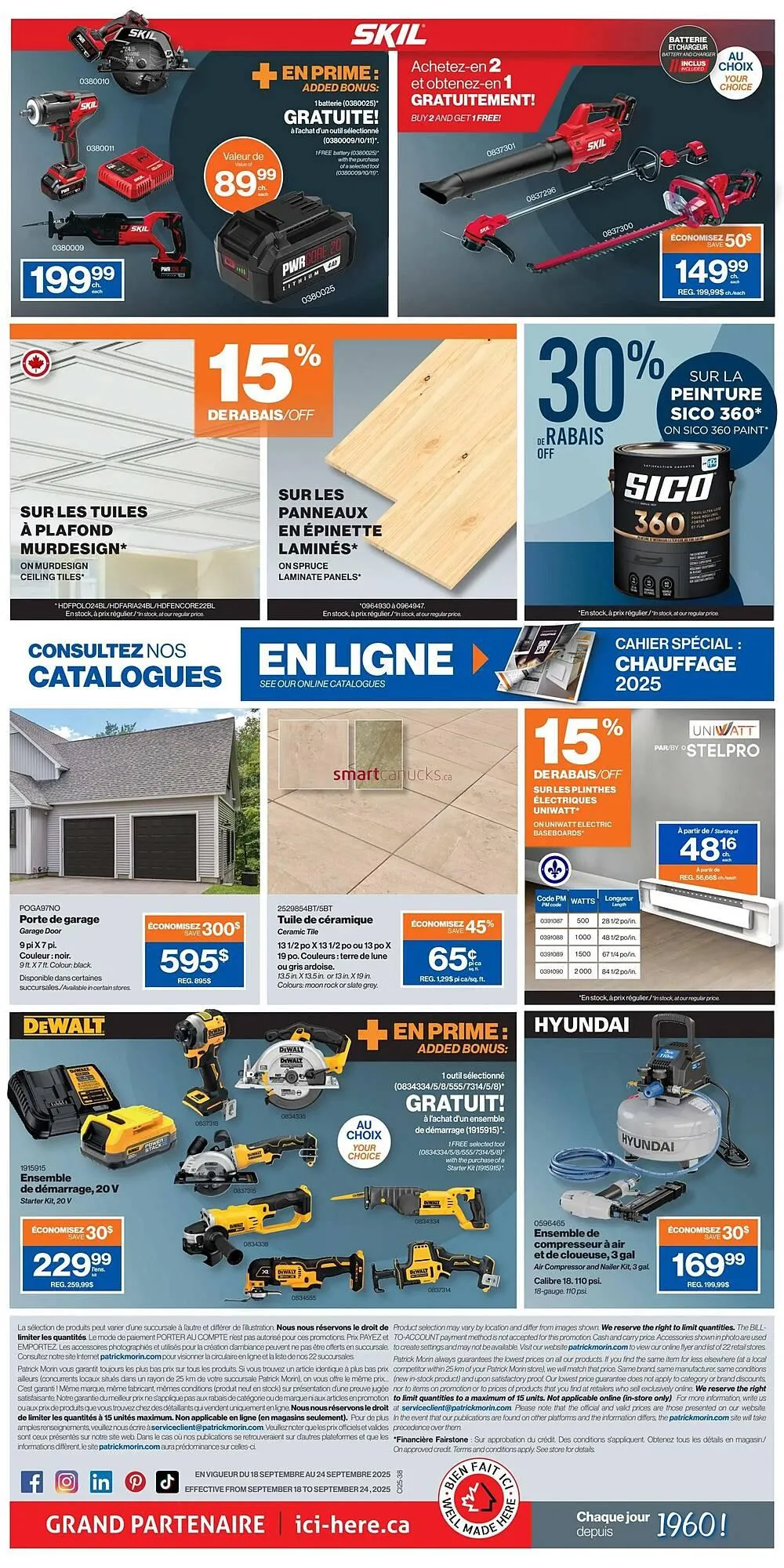 Patrick Morin flyer from September 18 to September 24 2025 - flyer page 2