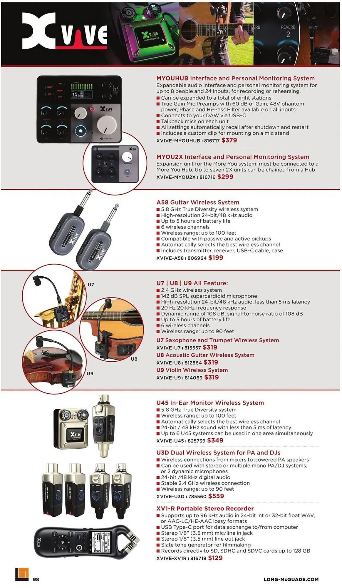 Long & McQuade flyer from October 9 to October 31 2025 - flyer page 98