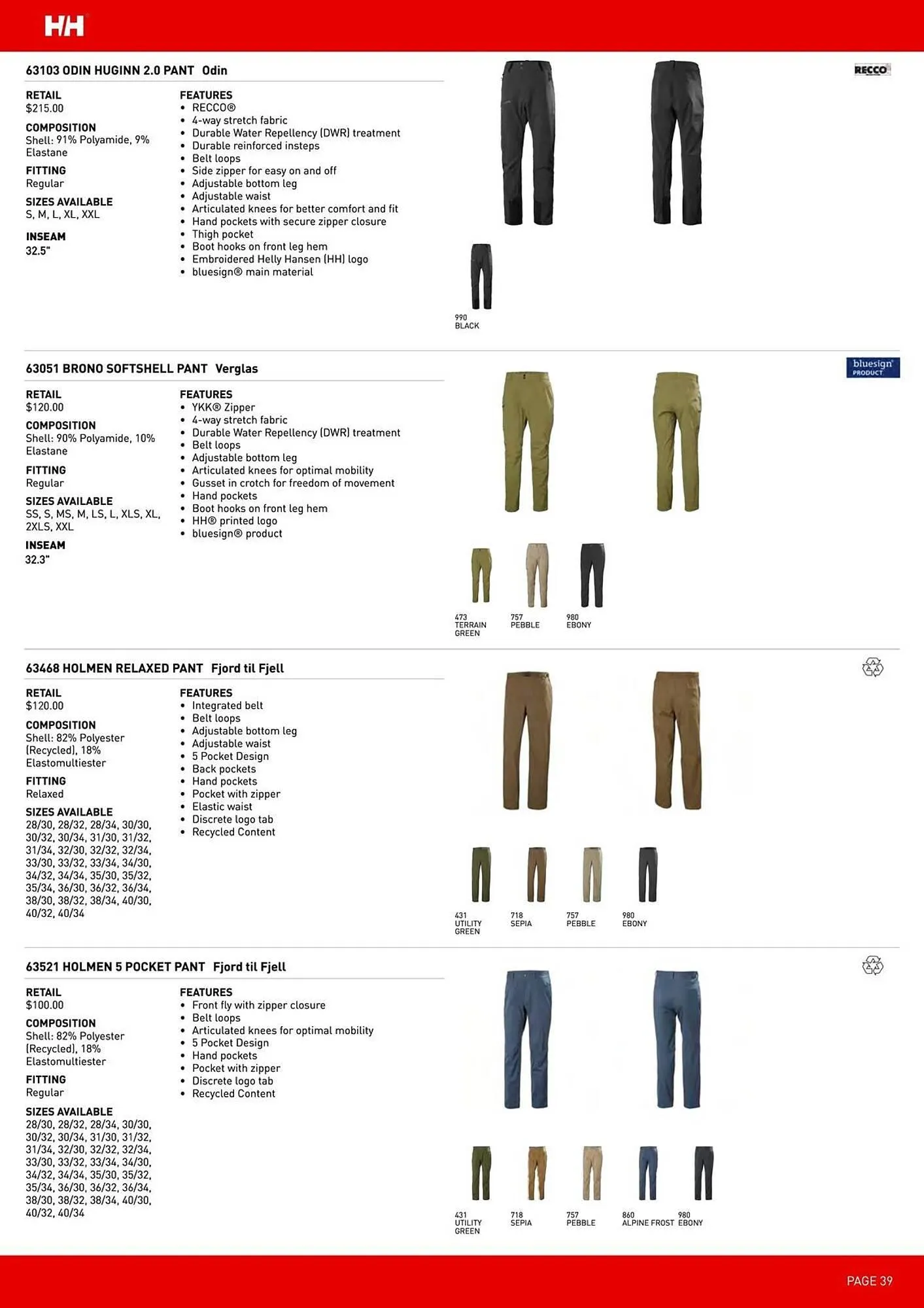 Helly Hansen flyer from March 12 to May 31 2026 - flyer page 39