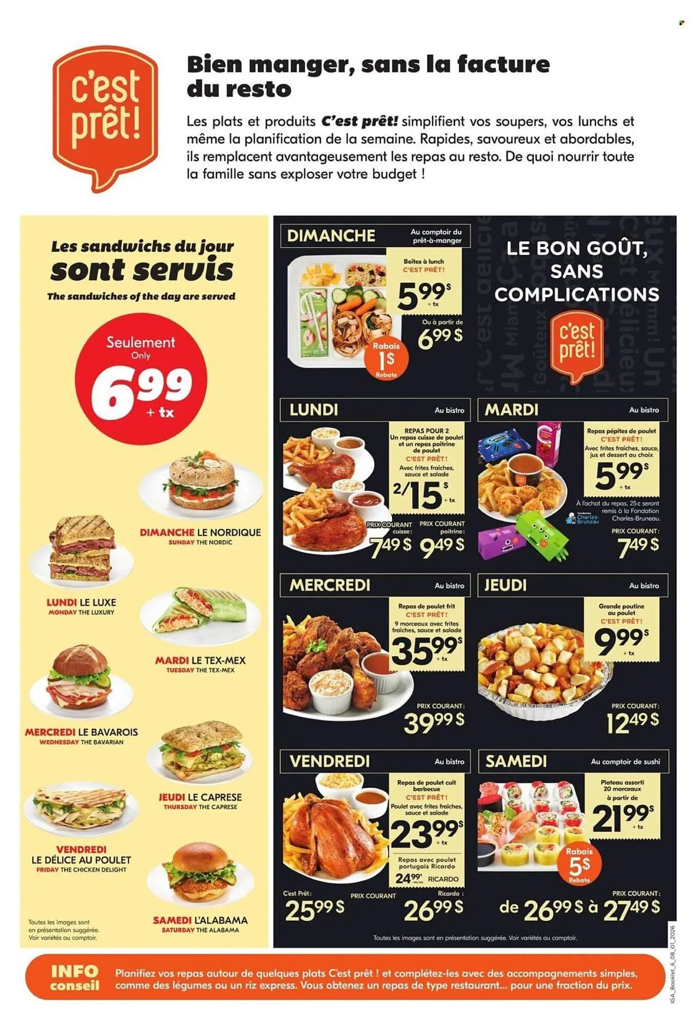 IGA flyer from January 8 to January 14 2026 - flyer page 6