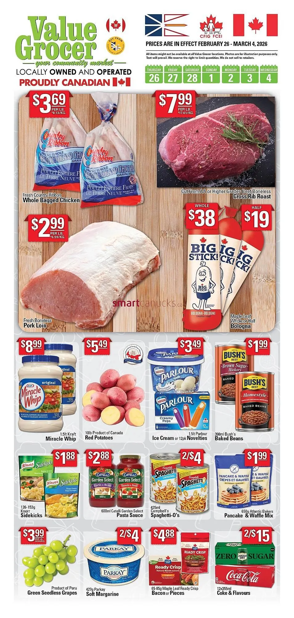 Value Grocer flyer from February 26 to March 4 2026 - flyer page 1