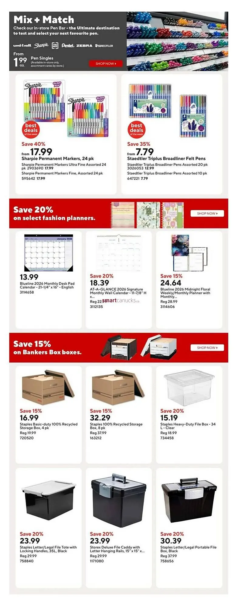 Staples flyer from October 31 to November 6 2025 - flyer page 10