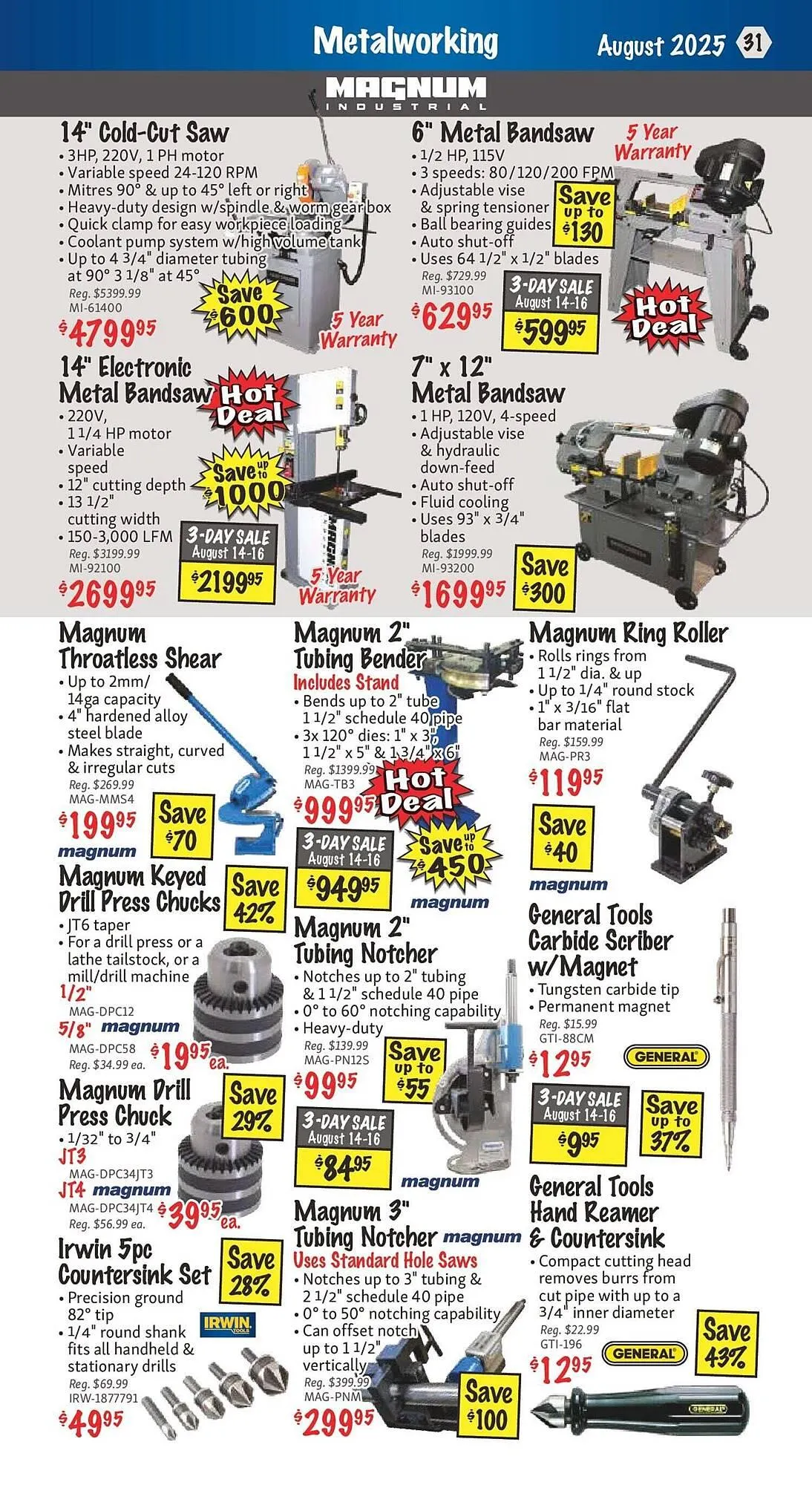 KMS Tools flyer from August 1 to August 8 2025 - flyer page 31
