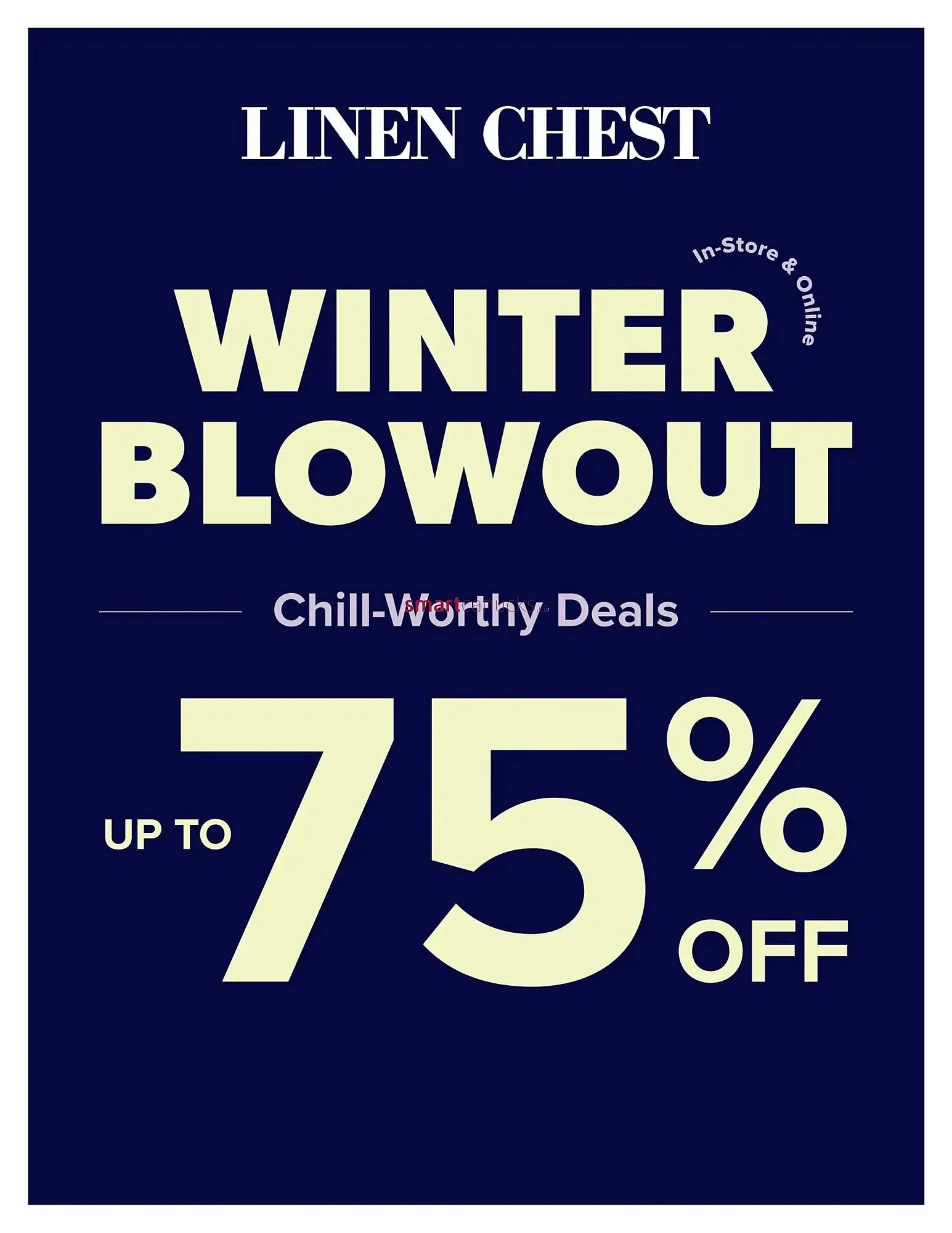 Linen Chest flyer - 1