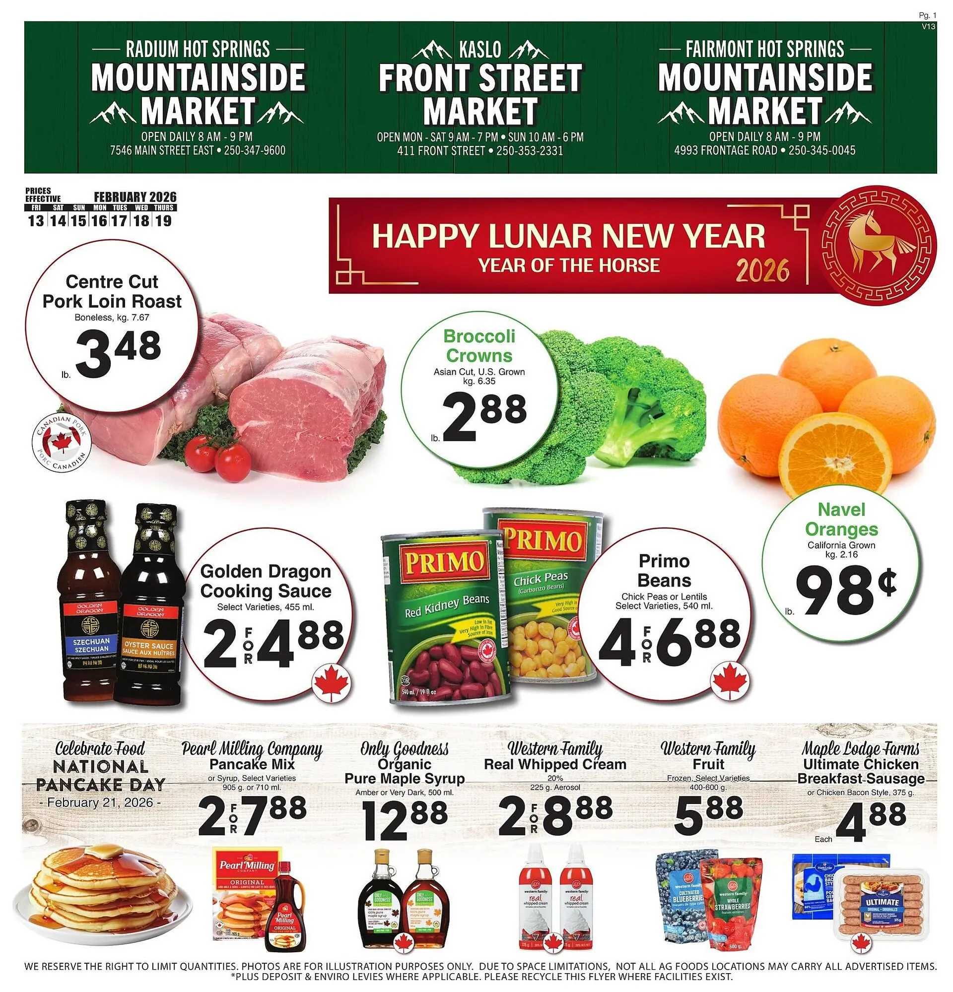 AG Foods flyer - 1