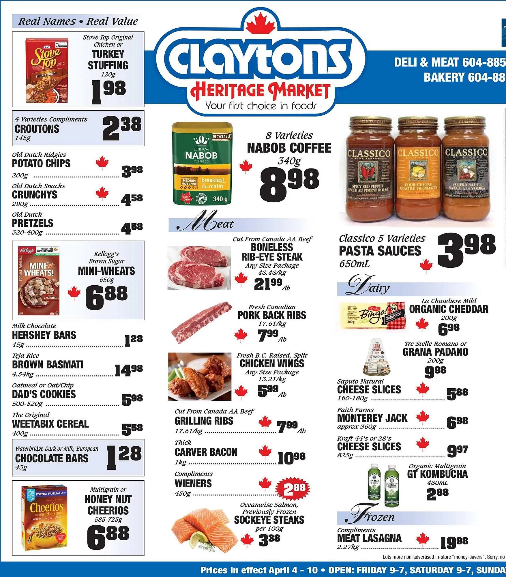 Claytons Heritage Market flyer - 1