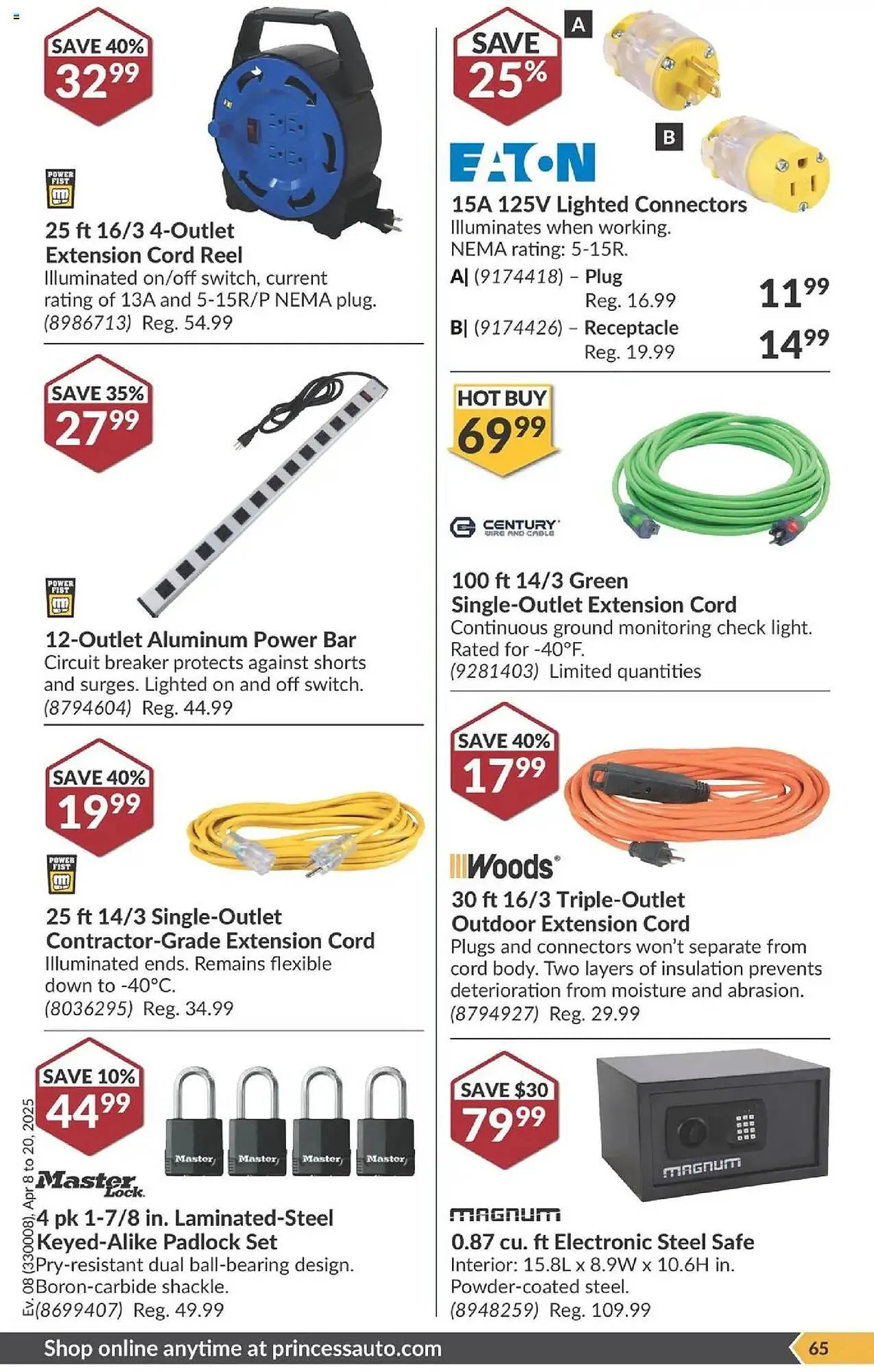 Princess Auto flyer from April 8 to April 20 2025 - flyer page 71