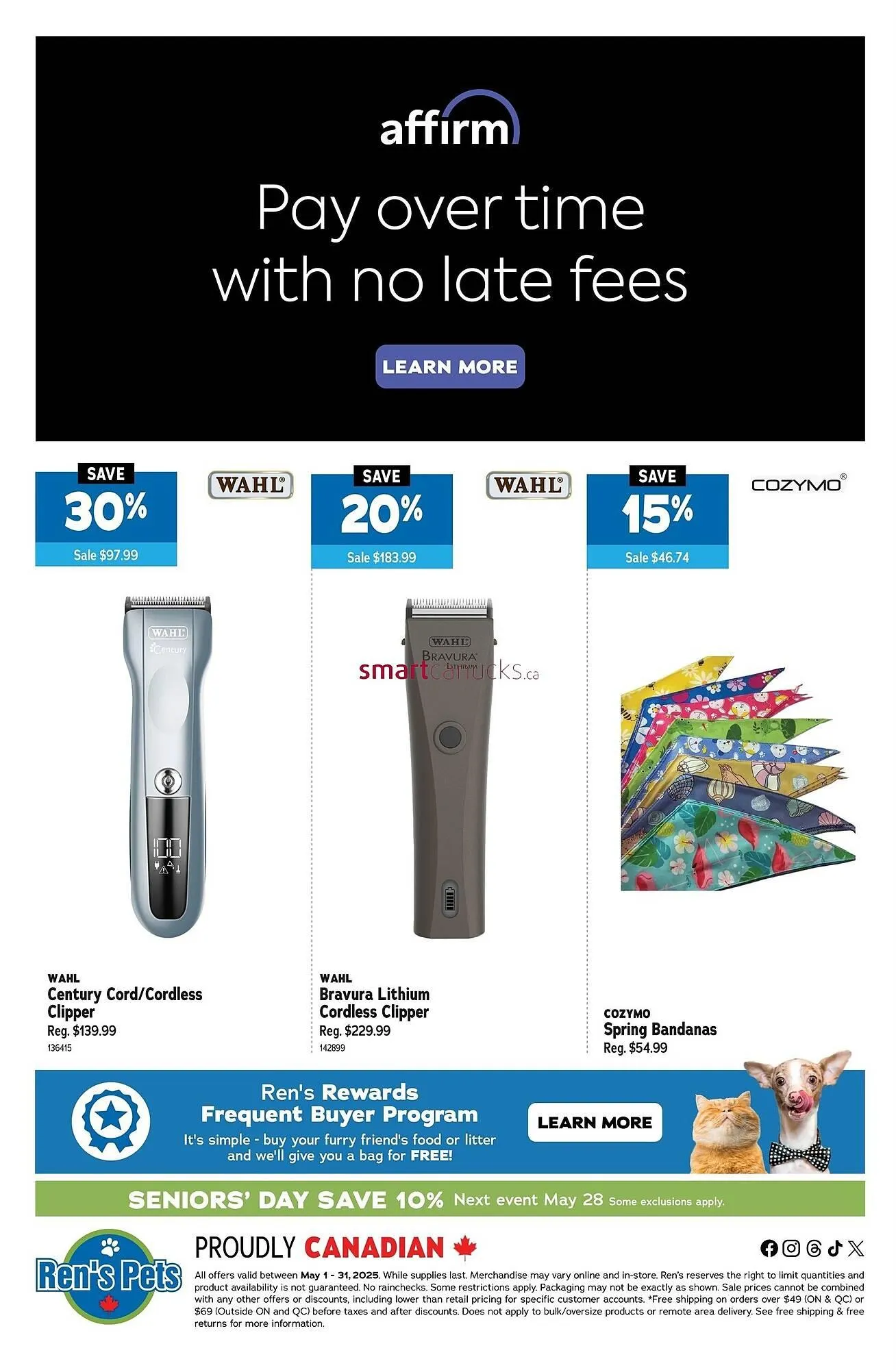 Ren’s Pets Depot flyer from May 8 to May 14 2025 - flyer page 3