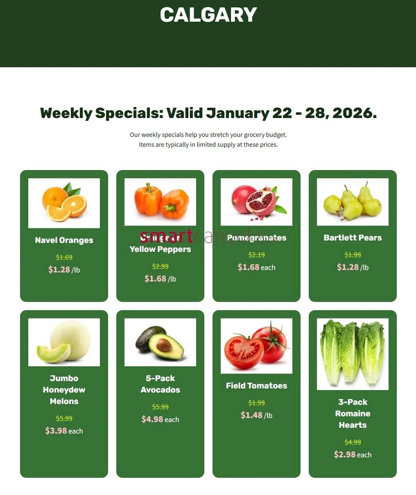 H&W Produce flyer - 1