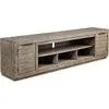 Krystanza TV Stand - Weathered Gray
