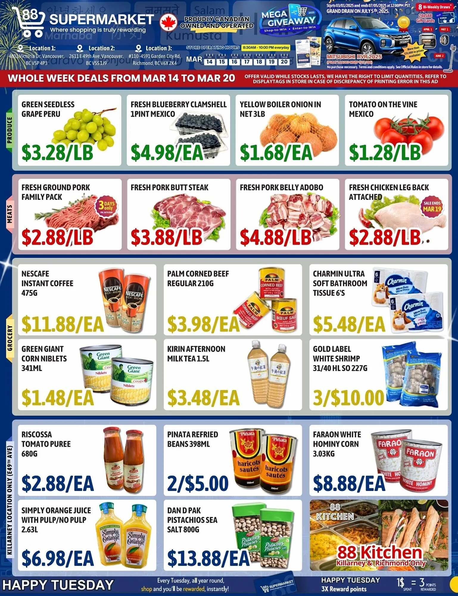 88 Supermarket flyer from March 14 to March 20 2025 - flyer page 2