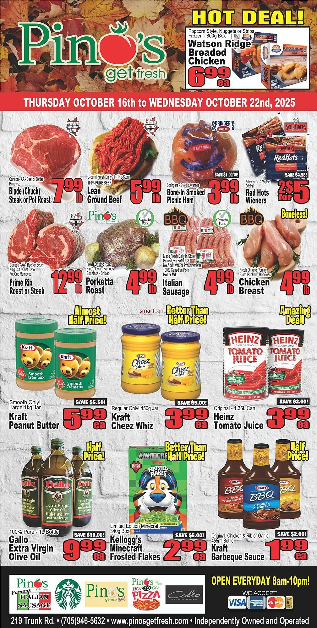 Pino's flyer from October 16 to October 22 2025 - flyer page 1