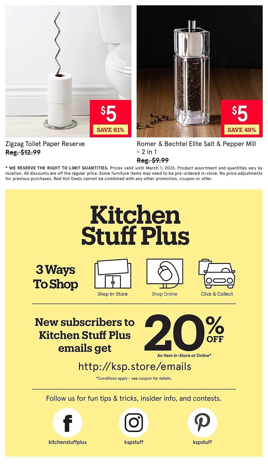 Kitchen Stuff Plus flyer from February 26 to February 27 2026 - flyer page 10