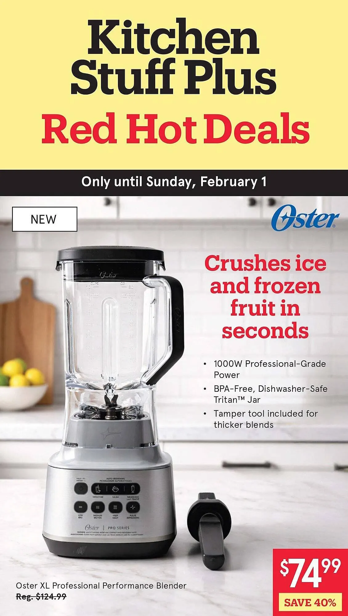 Kitchen Stuff Plus flyer - 1