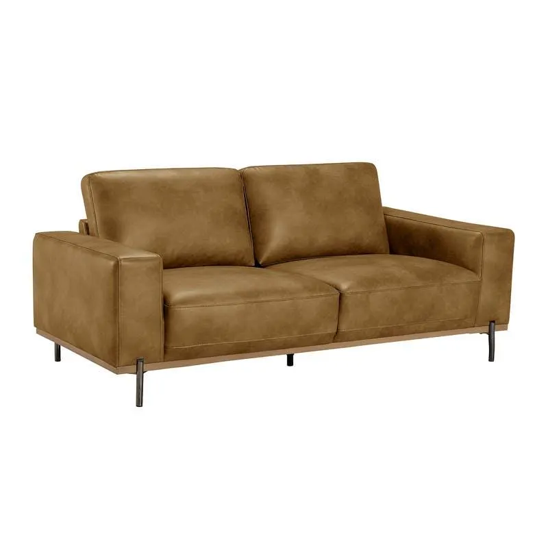 Sofa avec assises profondes - brun
