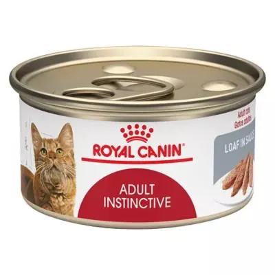 Royal Canin® Feline Health Nutrition Instinctive Adult Loaf in Sauce Wet Cat Food  3 oz can