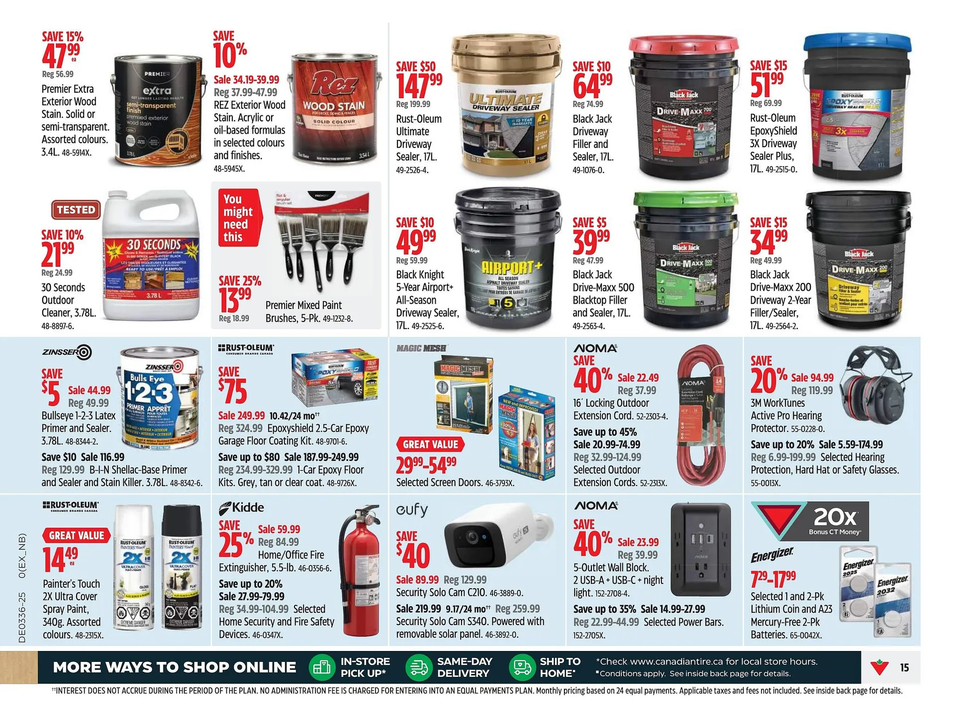 Canadian Tire flyer from August 28 to September 3 2025 - flyer page 15