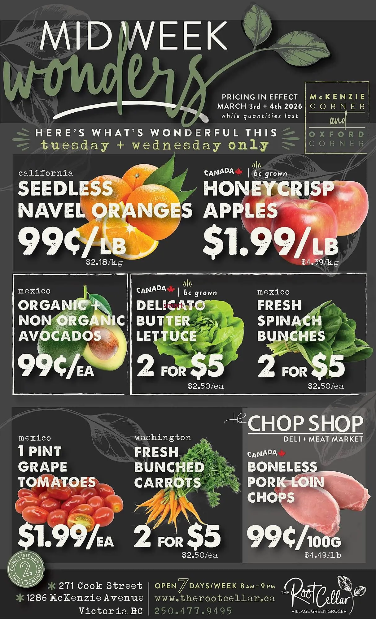 The Root Cellar flyer from March 3 to March 4 2026 - flyer page 1