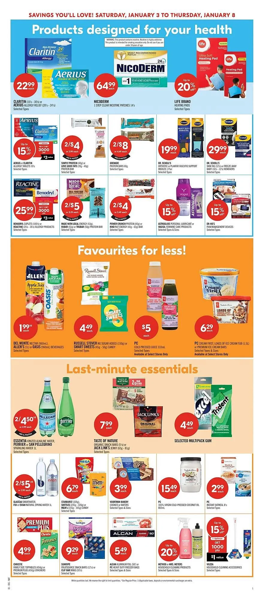 Shoppers Drug Mart flyer from January 3 to January 8 2026 - flyer page 18