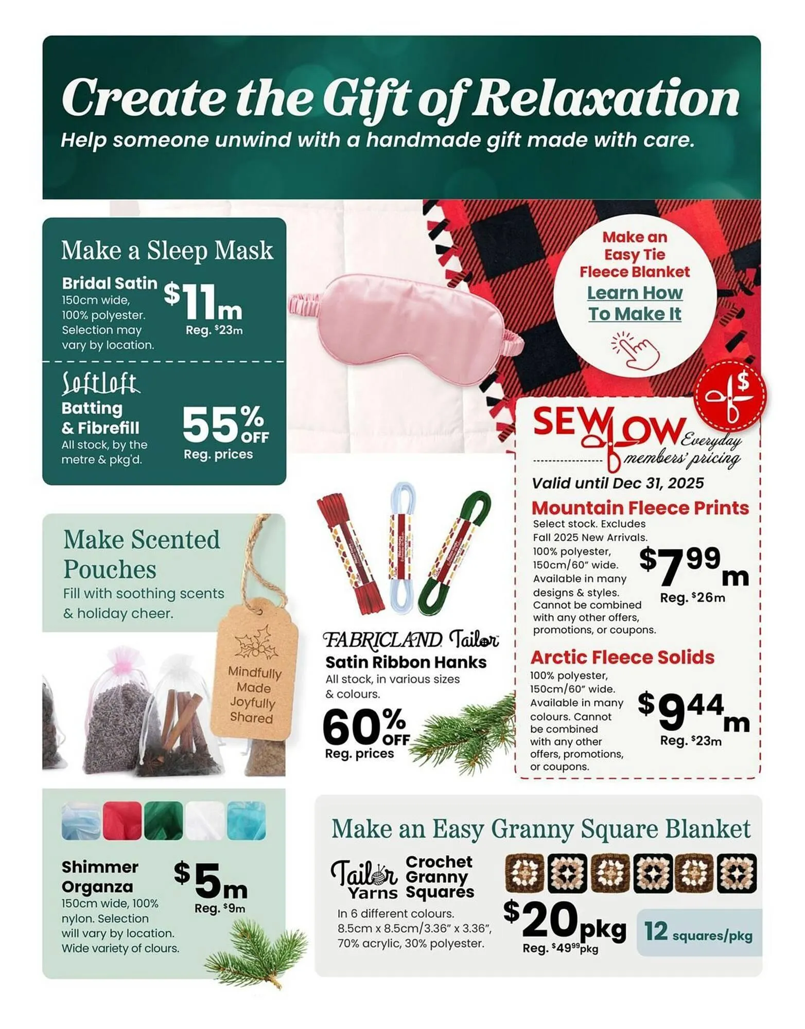 Fabricland flyer from November 1 to November 20 2025 - flyer page 3