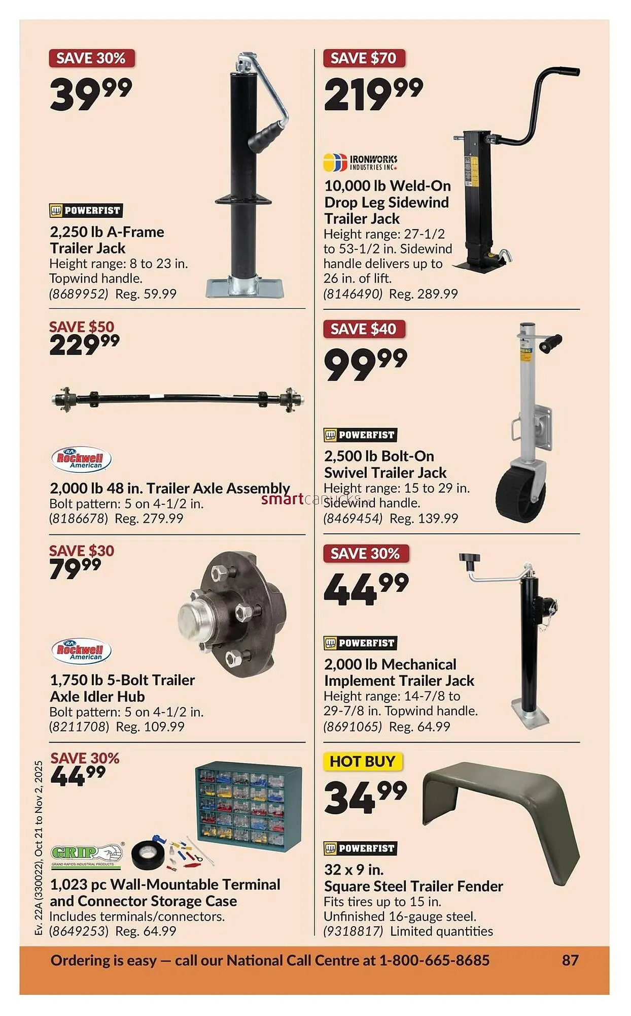 Princess Auto flyer from October 16 to October 26 2025 - flyer page 93