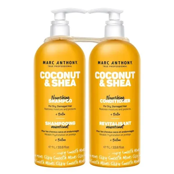Marc Anthony Coconut Oil and Shea Butter Shampoo and Conditioner