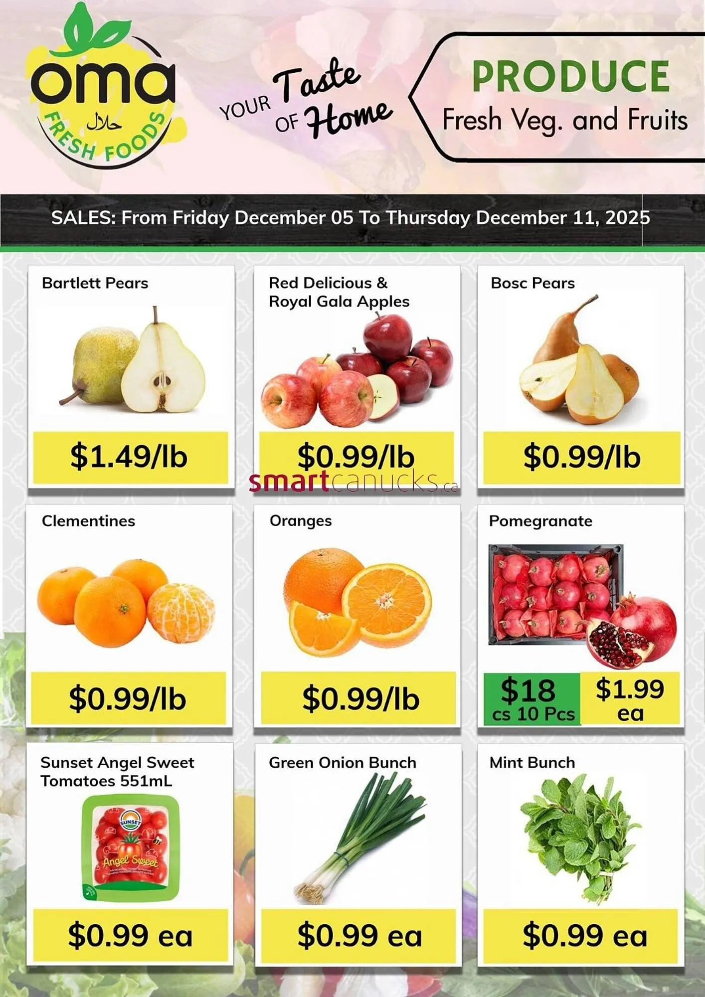 Oma Fresh Foods flyer from December 5 to December 11 2025 - flyer page 6