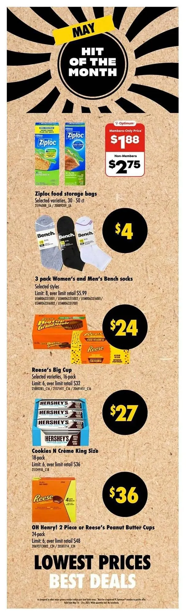 Wholesale Club flyer from May 1 to May 31 2025 - flyer page 1