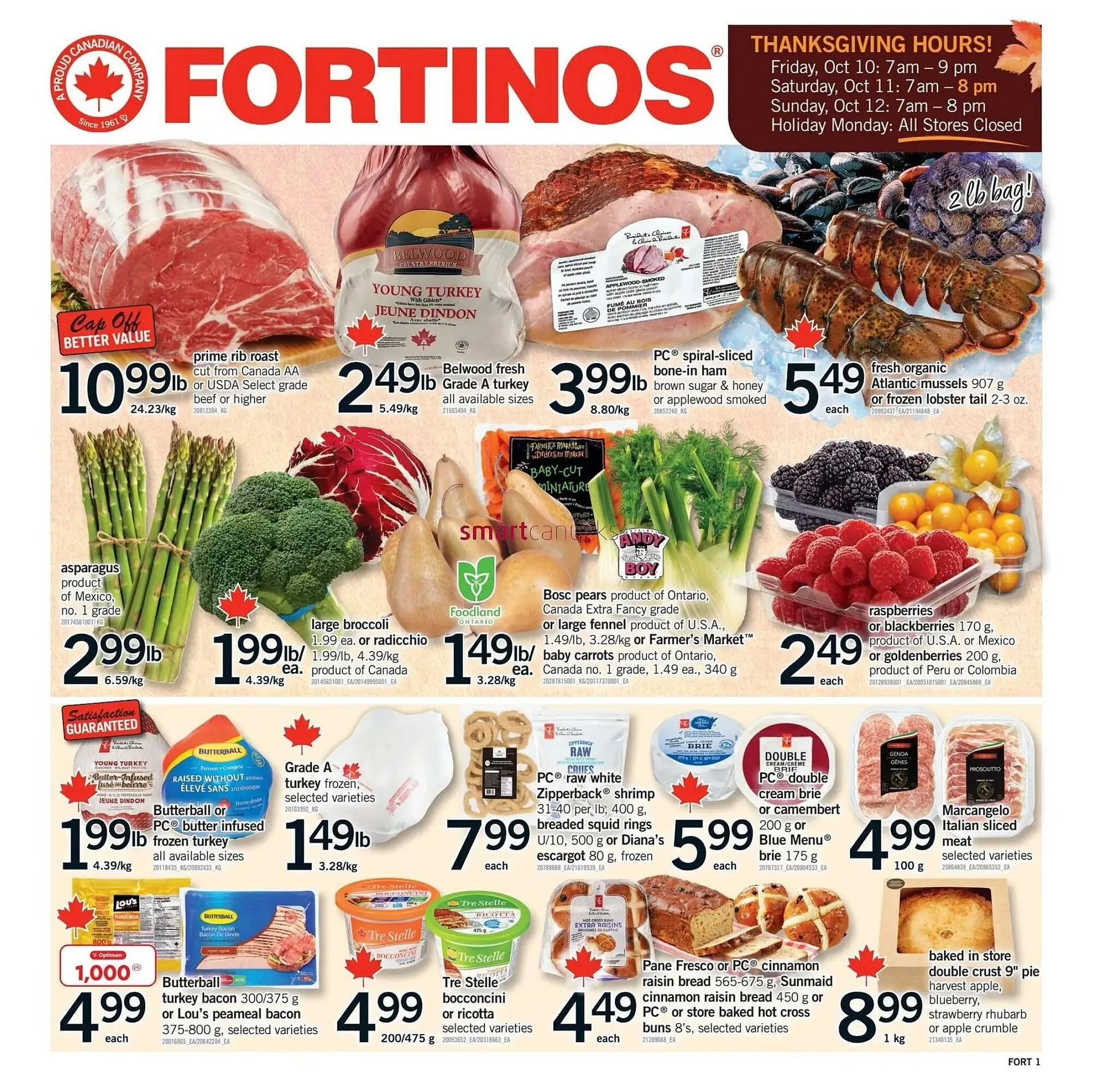 Fortinos flyer from October 9 to October 15 2025 - flyer page 1