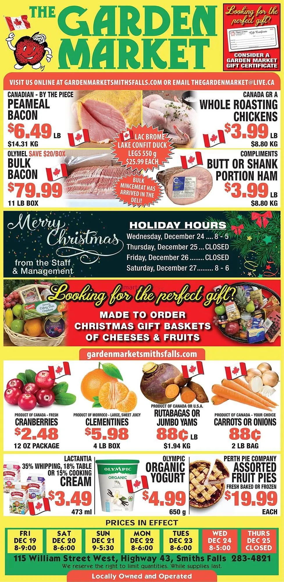The Garden Market flyer from December 19 to December 24 2025 - flyer page 1