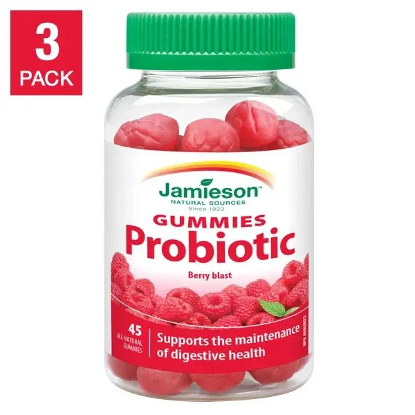 Jamieson Probiotic Gummies, 3 x 45 Gummies