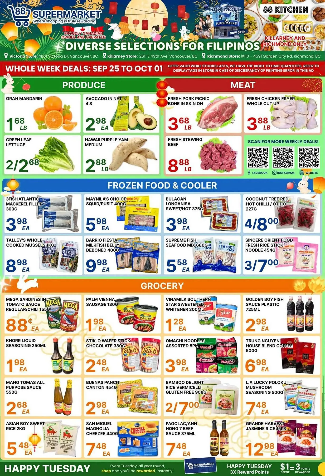 88 Supermarket flyer from September 25 to October 1 2025 - flyer page 1