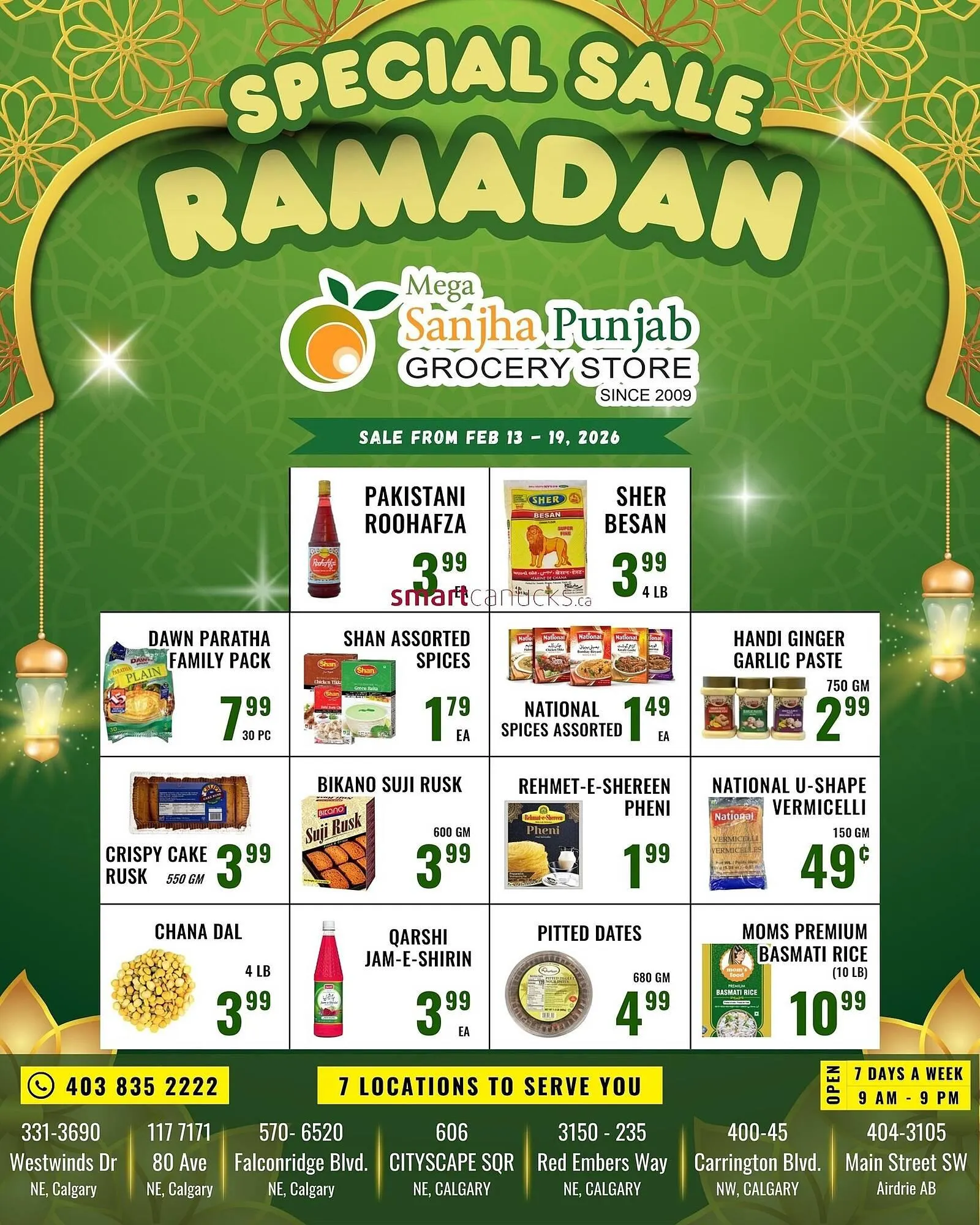 Mega Sanjha Punjab Grocery Store flyer from February 13 to February 19 2026 - flyer page 2