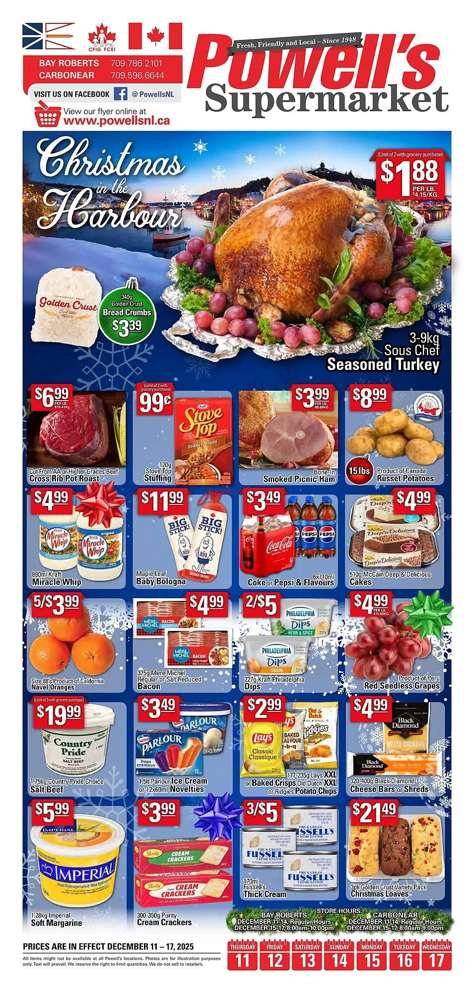 Powell's Supermarket flyer from December 10 to December 16 2025 - flyer page 1