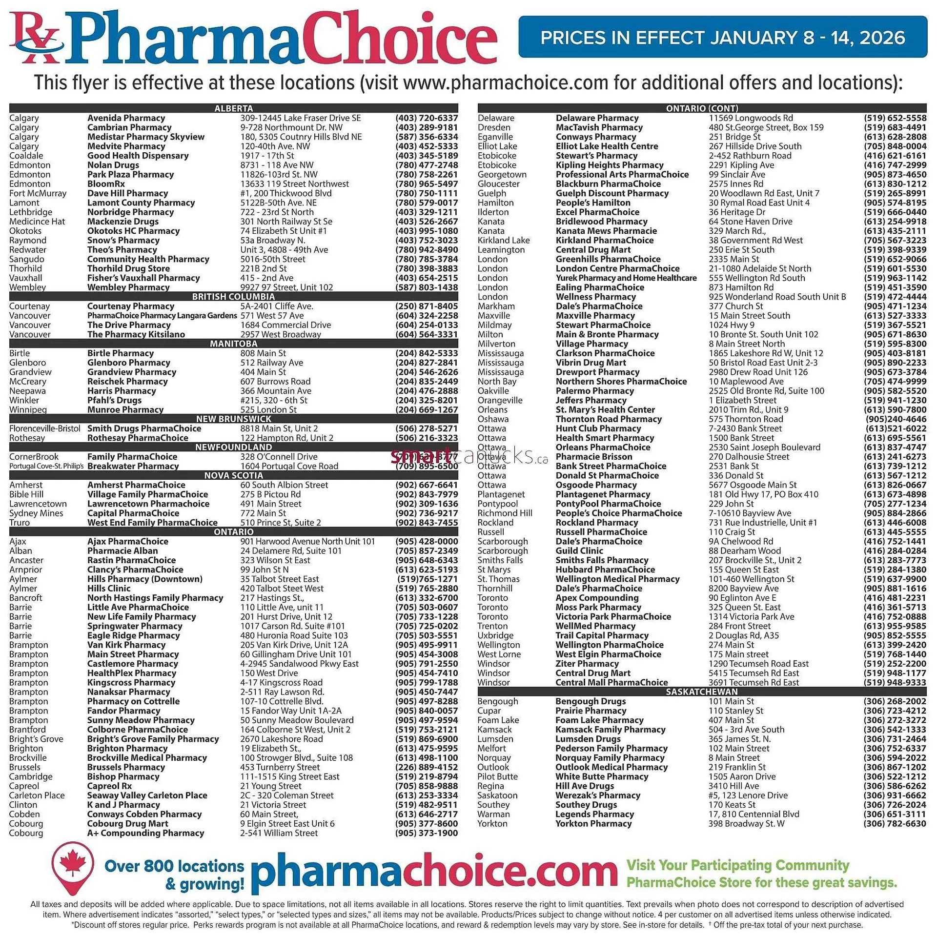 PharmaChoice flyer from January 8 to January 14 2026 - flyer page 6