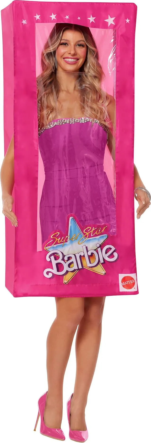 Women's Mattel Barbie Pink Box Halloween Costume, One Size